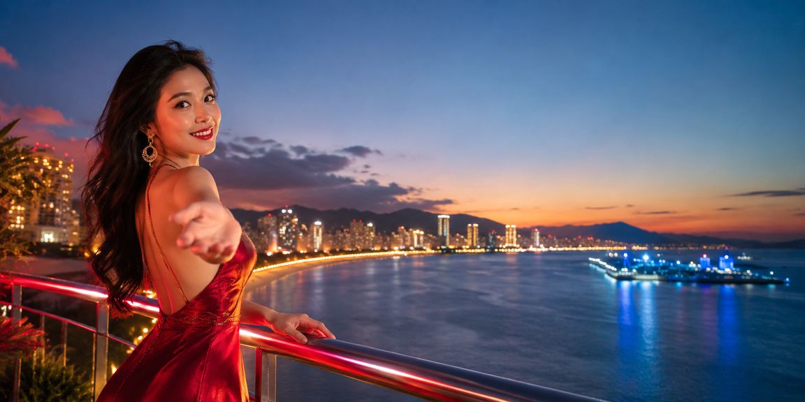 Người dùng tại Đà Nẵng kiểm tra giao dịch thanh toán cá cược trực tuyến trên điện thoại ven biển