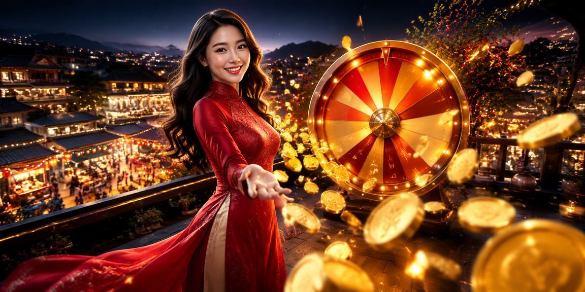 Người phụ nữ mặc áo dài tại Sapa trải nghiệm roulette trực tuyến sau khi hoàn tất rút tiền thành công
